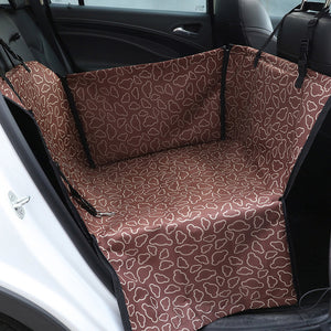 Waterproof Oxford Pet Carriers Car Dog Cat Car Rear Back Seat Carrier Cover Pet Mat Blanket Cover Mat Hammock Cushion Protector