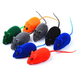 Sound Flocking Rubber Vinyl Funny Mouse Pet Cat Realistic Sound Toy For Cat Puppy Gift Buy