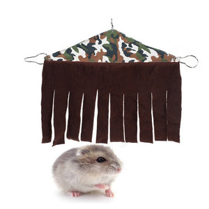 Small Pet Hideout Hideaway Tassels Curtain Corner House For Chinchilla Rabbit Rat Hedgehog Squirrel Small Pet Nest Toy
