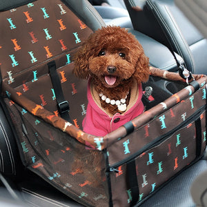 Travel Pet Dog Car Carrier Seat Bag Folding Hammock Waterproof Basket Safety Mesh Hanging Bags Dogs Seat Bag Basket Carrier