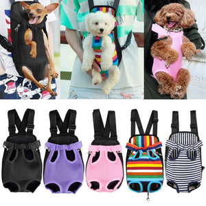 Puppy Dog Bag Pet Carrier Pouch , Breathable Mesh Shoulder Backpack for Small Medium Cats Chihuahua Outdoor Travel Play