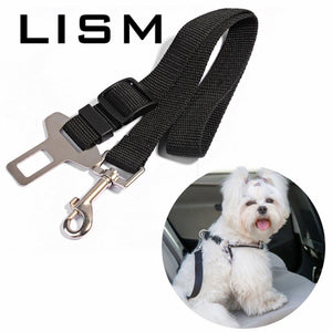 Vehicle Car Pet Dog Seat Belt Puppy Car Seatbelt Harness Lead Clip Safety Lever Auto Traction Products Pet Car Carrier Supplies
