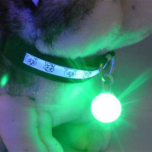 LED Pet Dog Collar Cute Pendant Night Safety Pendant Luminous Night Light Collar Pedant Pet Supplies Dog Accessories
