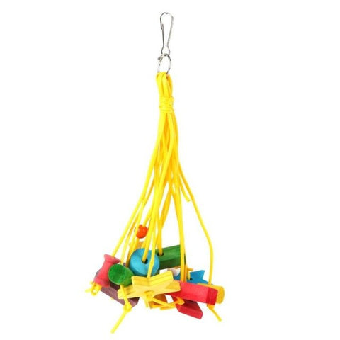 Parrot Toys Pet Bird Bites Climb Chew Toy Hanging Cockatiel Parakeet Climb Chewing Cage With Bell Bird Toys 12 Styles