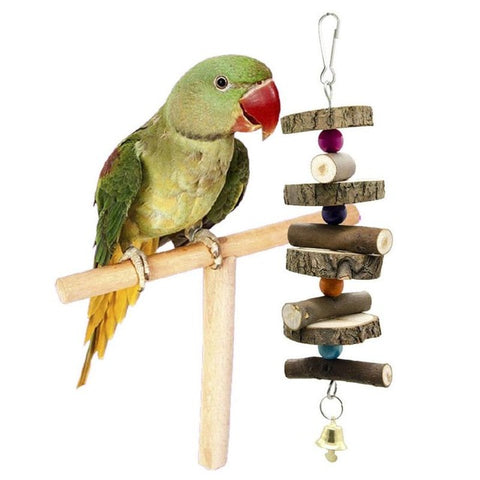 Parrot Toys Pet Bird Bites Climb Chew Toy Hanging Cockatiel Parakeet Climb Chewing Cage With Bell Bird Toys 12 Styles