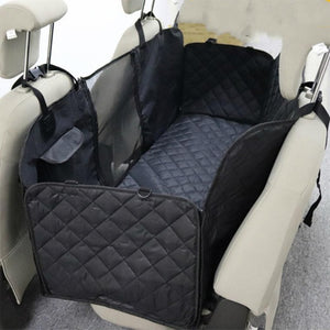 Dog Car Seat Cover View Mesh Waterproof Pet Carrier Car Rear Back Seat Mat Hammock Cushion Protector Outdoor Travel Dog Suppiler