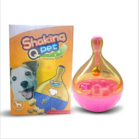 Pet Dog Fun Bowl Feeder Cat Feeding Toys Pets Tumbler Leakage Food Ball Pet Training Exercise Fun Bowl Gamelle  Comedero Gato 25