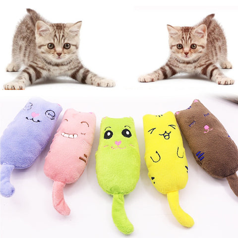 New Catnip Cat Funny Toy Pets Toys Cartoon Cat Tail 1PC Claws Pillow Teeth Grinding Soft Interactive Fancy