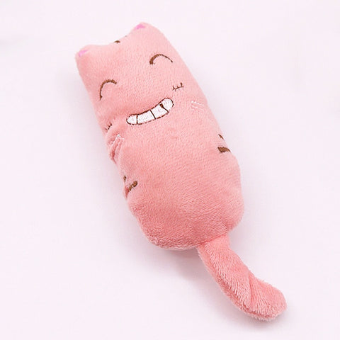 New Catnip Cat Funny Toy Pets Toys Cartoon Cat Tail 1PC Claws Pillow Teeth Grinding Soft Interactive Fancy