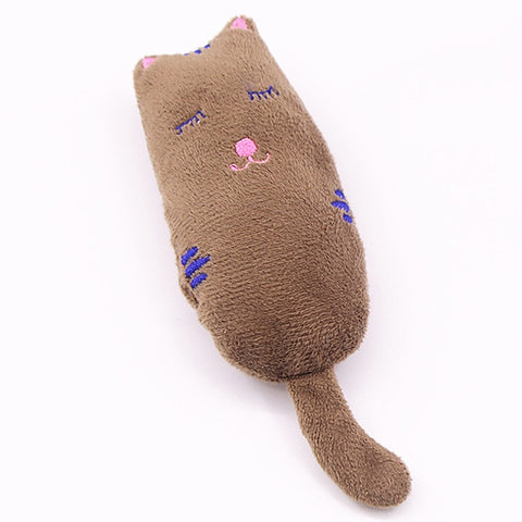 New Catnip Cat Funny Toy Pets Toys Cartoon Cat Tail 1PC Claws Pillow Teeth Grinding Soft Interactive Fancy