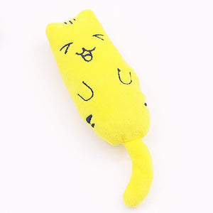 New Catnip Cat Funny Toy Pets Toys Cartoon Cat Tail 1PC Claws Pillow Teeth Grinding Soft Interactive Fancy