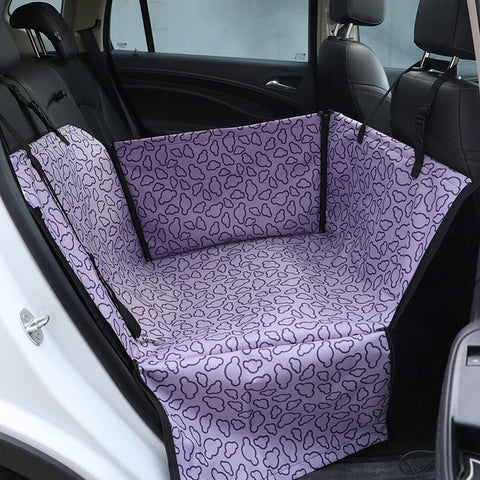 Waterproof Oxford Pet Carriers Car Dog Cat Car Rear Back Seat Carrier Cover Pet Mat Blanket Cover Mat Hammock Cushion Protector