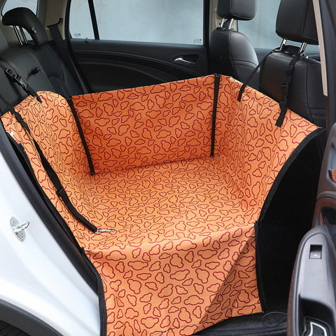 Waterproof Oxford Pet Carriers Car Dog Cat Car Rear Back Seat Carrier Cover Pet Mat Blanket Cover Mat Hammock Cushion Protector