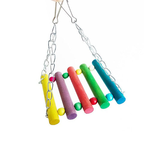 Bird Chew Toy Parrot Parakeet Budgie Cockatiel Cage Hammock Swing Toy Hanging Toy Hamster Gerbil small pet