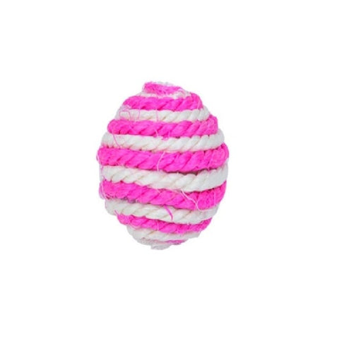 Pet Cat Kitten Sisal Weave Ball Toys Cat Kitten Teaser Interactive Play Scratch Catch Chewing Toy Funny Cat Cotton Knot Ball Toy