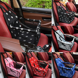 Dog Seat Bag Basket Pet Dog Carrier Pad Pet Products Safe Carry House Folding Cat Puppy Bag Oxford Waterproof Dog Car Seat