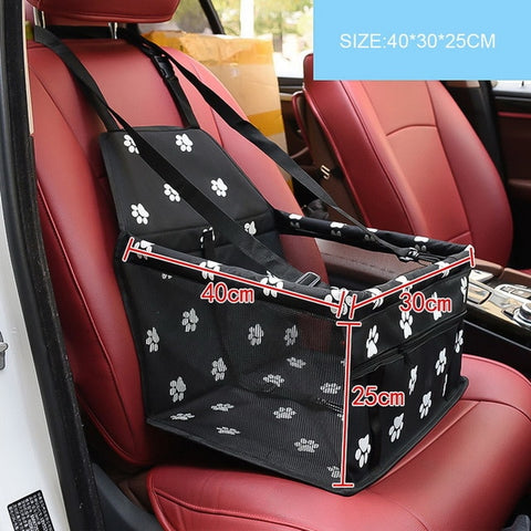 Dog Seat Bag Basket Pet Dog Carrier Pad Pet Products Safe Carry House Folding Cat Puppy Bag Oxford Waterproof Dog Car Seat