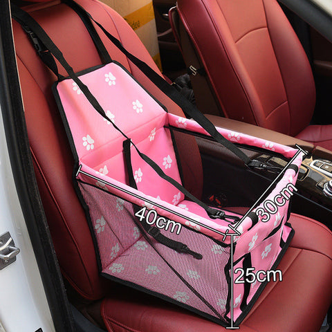 Dog Seat Bag Basket Pet Dog Carrier Pad Pet Products Safe Carry House Folding Cat Puppy Bag Oxford Waterproof Dog Car Seat