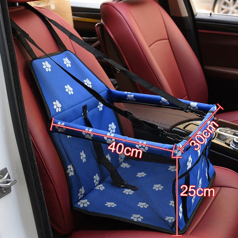 Dog Seat Bag Basket Pet Dog Carrier Pad Pet Products Safe Carry House Folding Cat Puppy Bag Oxford Waterproof Dog Car Seat