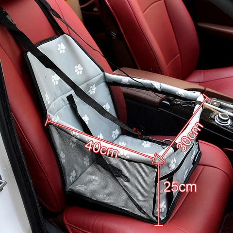 Dog Seat Bag Basket Pet Dog Carrier Pad Pet Products Safe Carry House Folding Cat Puppy Bag Oxford Waterproof Dog Car Seat