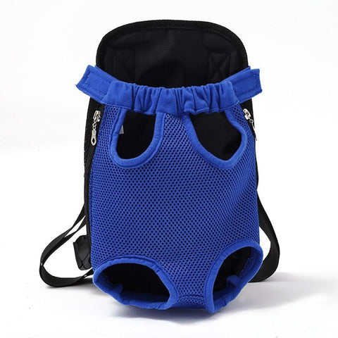 Pet Dog Carrier Dog Front Chest Backpack Mesh Five Holes Outdoor Travel Breathable Shoulder Handle Bags For Small Dog Cats