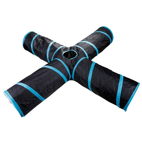 2/3/4/5 Holes Pet Cat Tunnel Toys Foldable Pet Cat Training Toy Interactive Tube Fun Toy For Cat Rabbit Animal Play Tunnel Tube