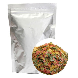 Tropical Ornamental Fish Food Goldfish Carp Small Fish Food 3 Color Flakes Feed Fish Products Aquarium Accessories