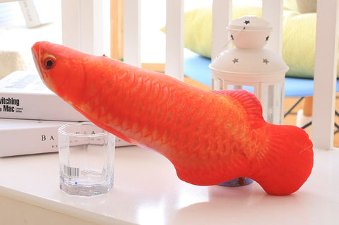 Artificial fish shape simulation plush pet cat chewing cat toy fish catnip toy interactive training kitten cat toy