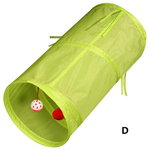 2019 Funny Pet Combination Cat Tunnel Game Channel Collapsible  Kitten Puppy Ferrets Rabbit Toys Play Dog Tunnel Tubes Play Toy