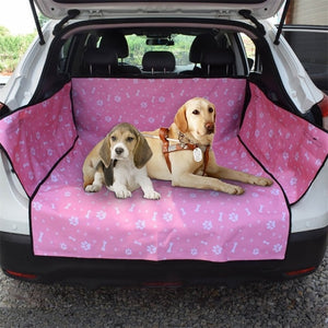 Dog Car Seat Cover Footprint Thick Waterproof Bite Resistant Rear Back Trunk Hammock Cushion Protector Seat Cover Pad Mat