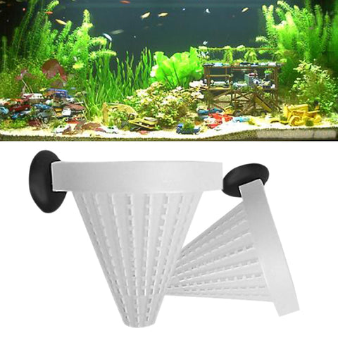 2 Pcs Aquarium Red Worm Feeder Cone Feeding Funnel for Fish Tank Fish Feeders Live Worm Bloodworm Cone Feeder Tool automatic