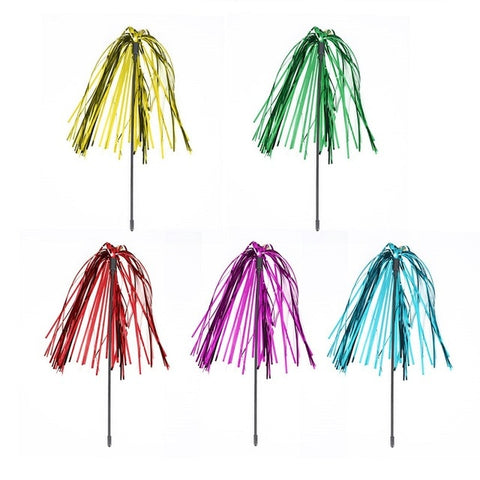 1PC 5Pcs Cat Toys Soft Colorful Cat Feather Bell Rod Toy for Cat Kitten Funny Playing Interactive Toy Pet Cat Supplies