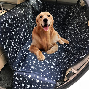 Pet carriers Oxford Fabric Paw pattern Car Pet Seat Cover Dog Car Back Seat Carrier Waterproof Pet Mat Hammock Cushion Protector