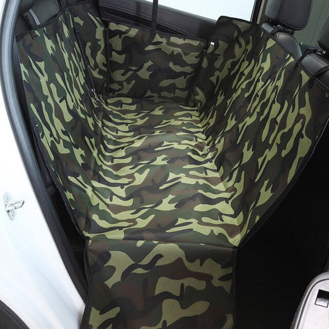 Pet carriers Oxford Fabric Paw pattern Car Pet Seat Cover Dog Car Back Seat Carrier Waterproof Pet Mat Hammock Cushion Protector