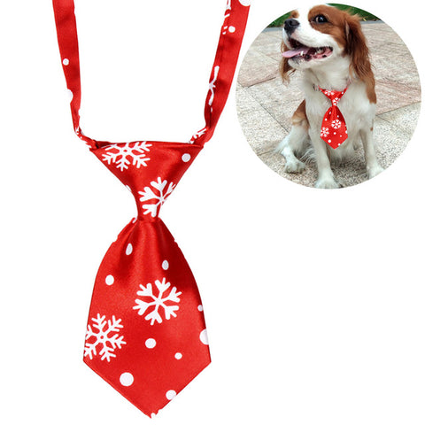 Christmas Neck Tie Adjustable Cute Cartoon Printed Dog Cat Pet Tie Puppy Toy Grooming Bow Tie Necktie Clothes Dropshipping