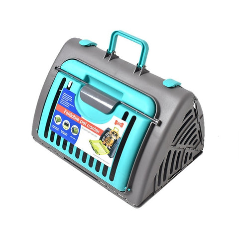 New Durable Transfer Perro Air Box With Handle Cat Transport Bag Plastic Flight Chien Case Hot Sale Pet Flycase For Traveling