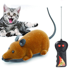 Mouse Toys Wireless RC Mice Cat Toys Remote Control False Mouse Novelty RC Cat Playing Wireless Mouse Toys For Cats
