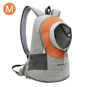 Pet Dog Cat Outdoor Travel Breathable Bag Dog Adjustment Backpack Safety Mesh Bag Dog Bicycle Hiking Shopping Supplies