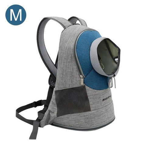 Pet Dog Cat Outdoor Travel Breathable Bag Dog Adjustment Backpack Safety Mesh Bag Dog Bicycle Hiking Shopping Supplies