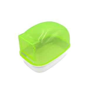 Plastic Cute Small Pet Hamster Bathroom Sauna Bathtub Playing Box