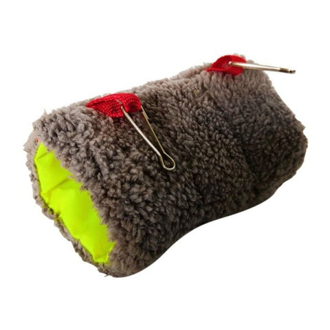Small Animal Warm Hammock Hamster Winter Sleeping Bag with Dot Printing Hanging Cylinder Shape Cotton Nest For Small Animals
