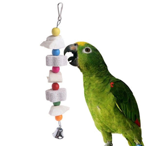 Pet Parrot Bird Chewing Toy Calcium Stone Cuttlefish Bone Bite Grinding Teeth Supply