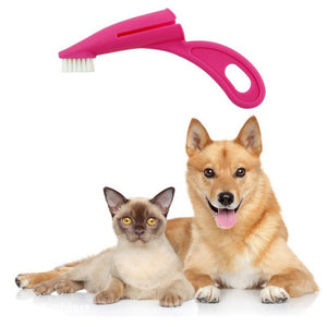 Dog Cat Finger Wear Type Toothbrush Dental Hygiene Teeth Cleaning Brushes For Oral Cleaning Pet Grooming Supplies