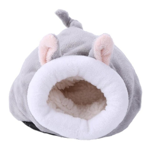 Pet Mouse Guinea Pig Bed Pet Sleeping House Plush Warm Hamster Puppy Kitten Beds Soft Nest Mat Mini Small Animals Sleeping Cages