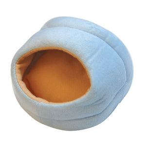 Lovely Rats Nest Hamster Winter Warm Fleece Hanging Cage Hammock Cute Hamster House With Pet Bed Mat For Small Furry Animals