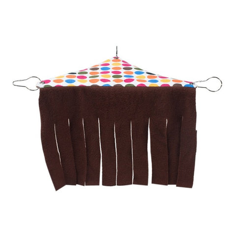 Small Pet Hideout Hideaway Tassels Curtain Corner House For Chinchilla Rabbit Rat Hedgehog Squirrel Small Pet Nest Toy