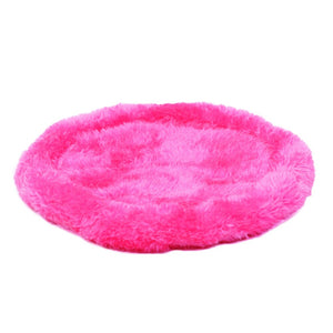 Warm Round Cage Solid Bed Pad Small Animal Autumn Winter Pet Mat Relax Hamsters Soft Plush Guinea Pig Sleeping