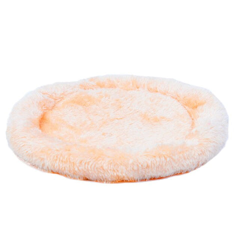 Warm Round Cage Solid Bed Pad Small Animal Autumn Winter Pet Mat Relax Hamsters Soft Plush Guinea Pig Sleeping