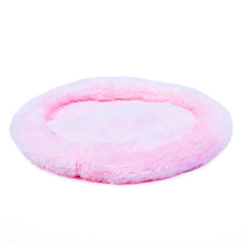 Warm Round Cage Solid Bed Pad Small Animal Autumn Winter Pet Mat Relax Hamsters Soft Plush Guinea Pig Sleeping