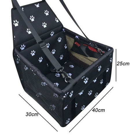 DIDIHOU Pet Dog Car Carrier Seat Bag Waterproof Basket Safety Travelling Basket Mesh Hanging Bags Dog Seat Bag